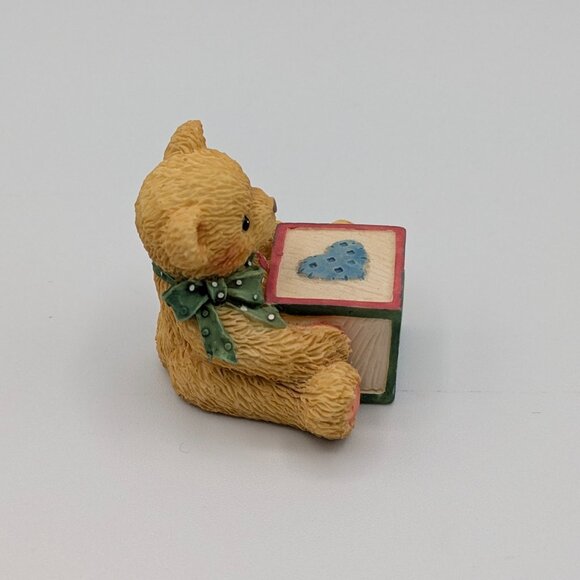 Cherished Teddies Bear with ABC "Q" Block (158488Q) 1995 - Picture 4 of 10